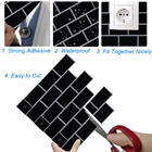 Большие 3D водонепроницаемые самоклеящиеся обои, наклейки, пилинг и наклейка, плитка Backsplash для кухни и ванной, мозаика, виниловые обои