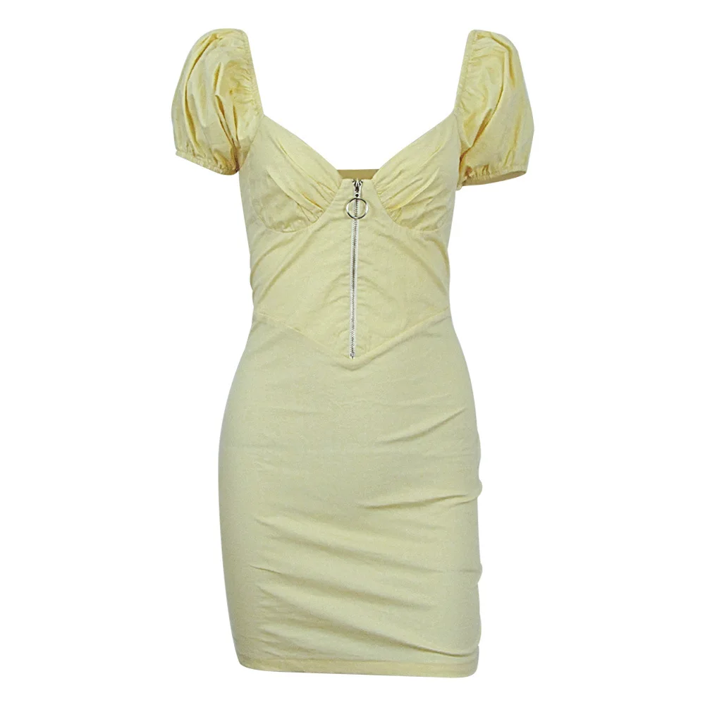 DEAT 2021 Новое летнее модное повседневное лоскутное платье с открытой спиной и