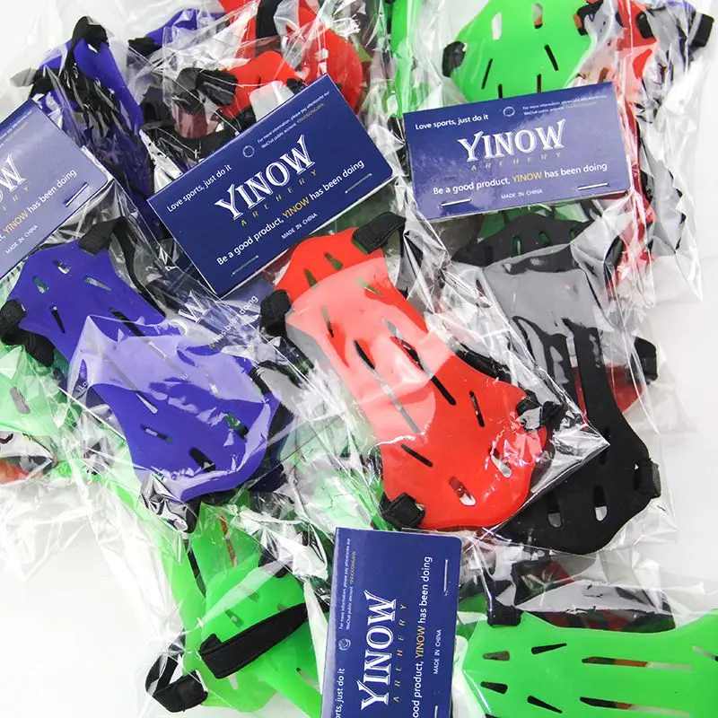 

Silicone Shooting Bow Arrow Arm Guard Archery Equipment Arm Finger Guard Elbow Defend Protecter Random Color