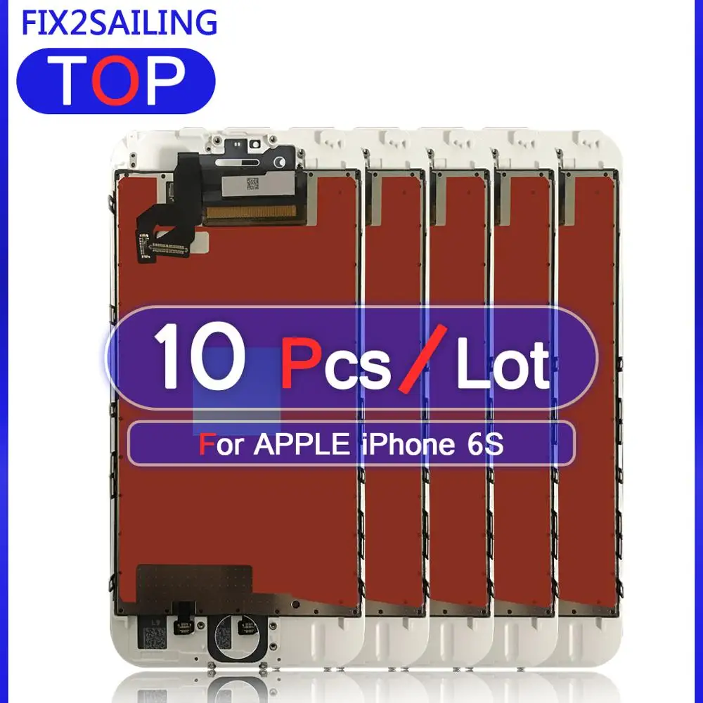 10 шт. качество AAA +++ для Apple iPhone 6S 4 7 супер ЖК дисплей 100% Протестировано рабочий