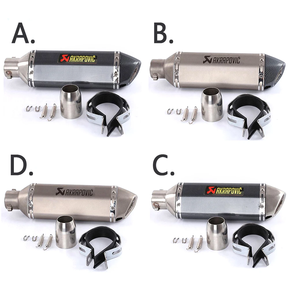 Мотоцикл Akrapovic выхлоп 51 мм мото Глушитель Трубы побега с DB killer для kawasaki zx6r 2006 ninja 300 ninja 250r для DUCATI