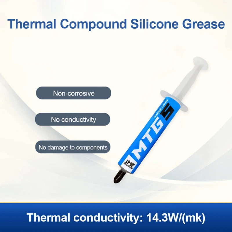 Thermal Paste Kit High Performance Grease Compound for Cooler Heatsink Interface Computer Processor CPU GPU |