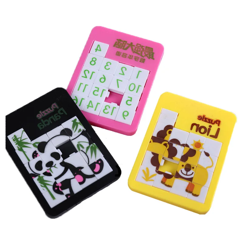 

New Early Montessori Educational Toys For Children Developing Jigsaw Number Animal Cartoon Toy Mini Child Puzzle Games Toys