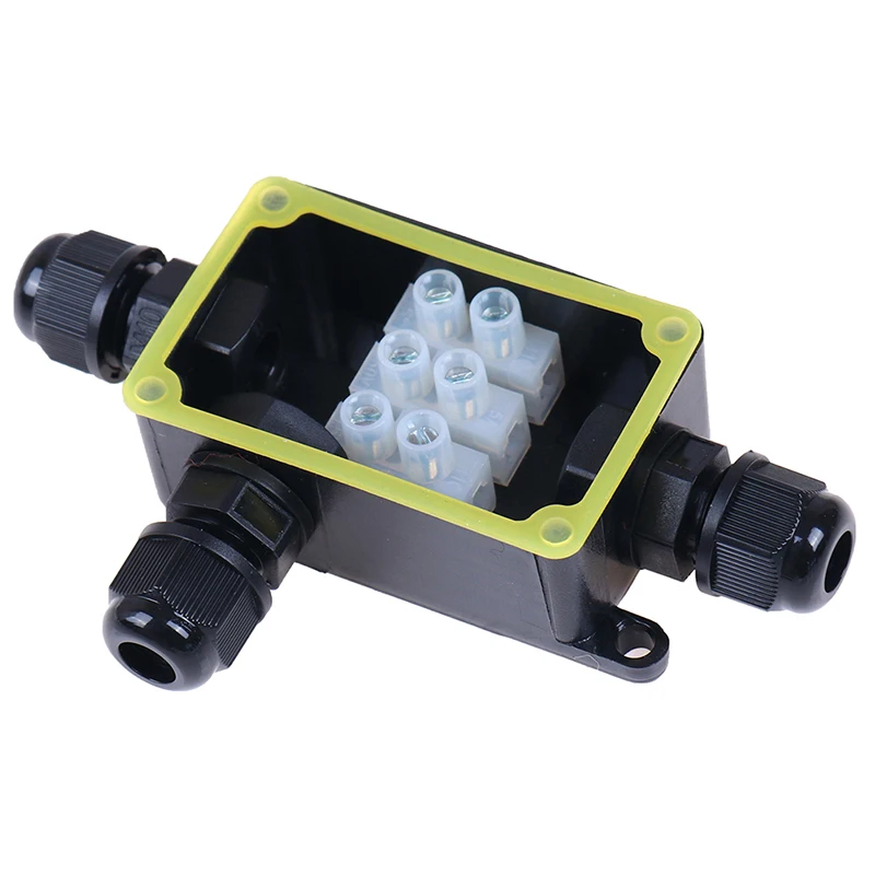 

Hot sale 1PC 3 Way/2way Junction Box IP66 Outdoor Waterproof Electrical Cable Wire Connector Junction Box With Terminal 450V