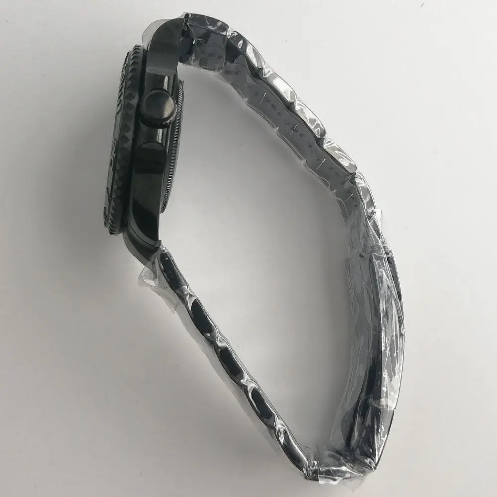 Новинка Лидер продаж 40 мм parnis нержавеющая черная PVD чехол с закаленным