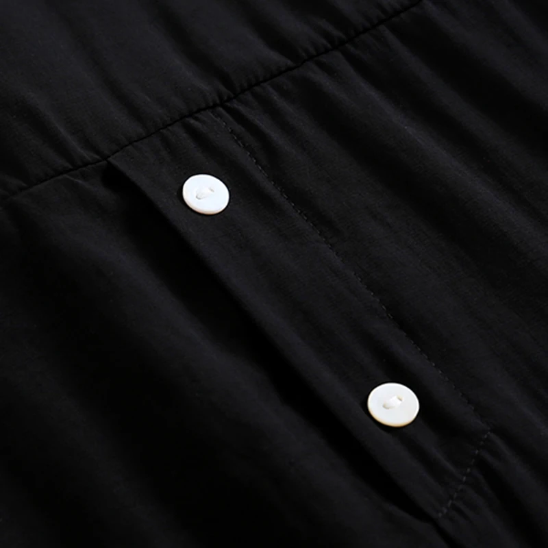 

SISPELL Pure Color Shirt Blouse For Female Lapel Collar Long Sleeve Oversized Pure Color Women's Casual Shirt Fashion Tide 2021