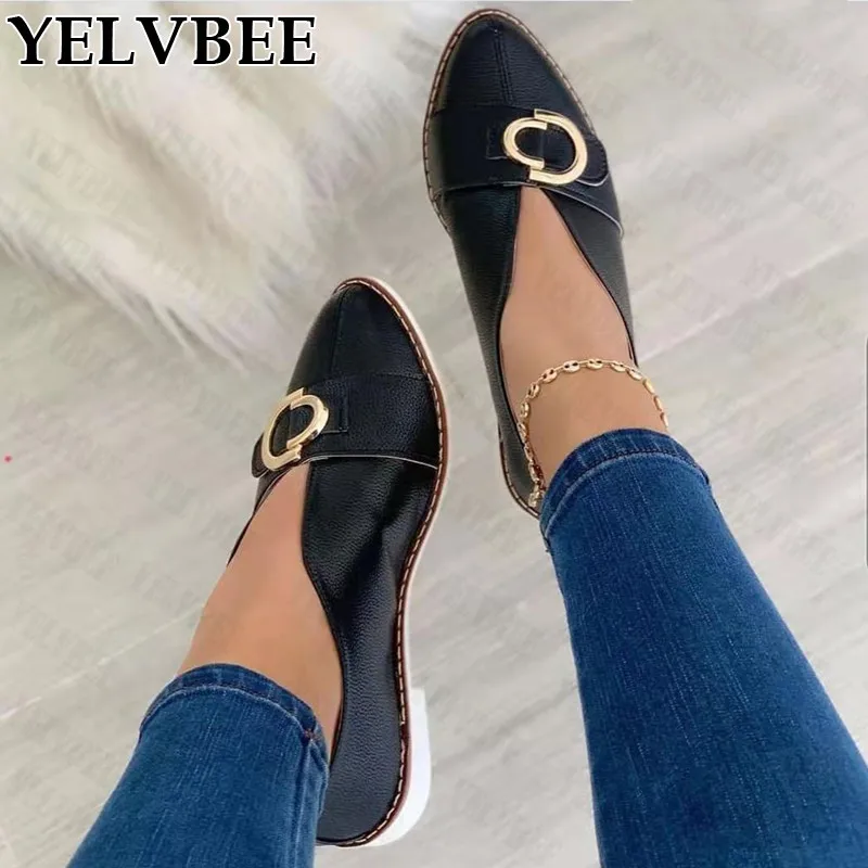 

Женские босоножки из ПУ кожи, на низком каблуке