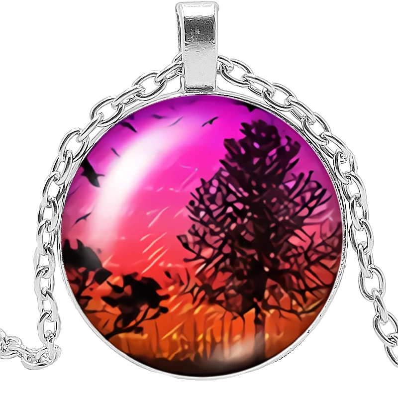 Новинка 2020 милое романтическое стильное цветное ожерелье с выпуклым круглым