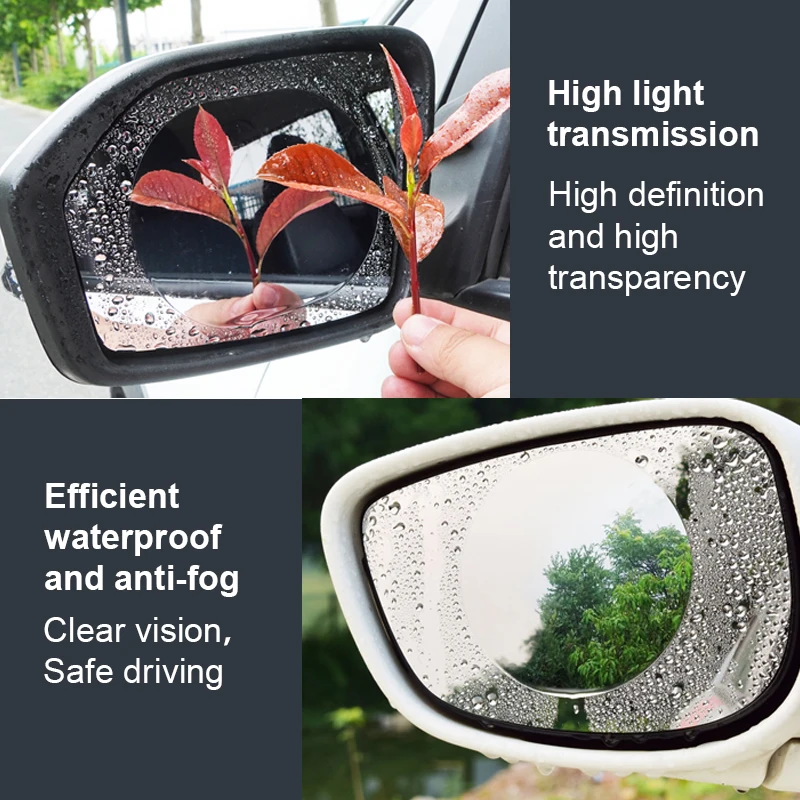 Car Rear Mirror Protective Film Window Anti Fog For Toyota RAV4 Land Cruiser Camry Highlander Prado Prius Yaris Corolla Vitz | Автомобили