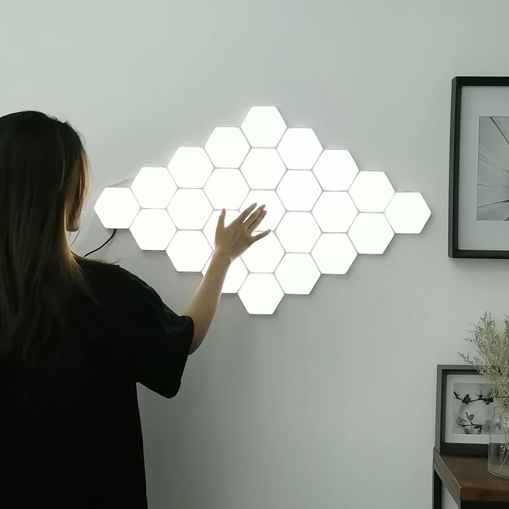 

Modern LED Night Light for Home Decoration, Creative Quantum Modular Lamp Touch Helios Lighting Indoor Bedside Magnetic Lights