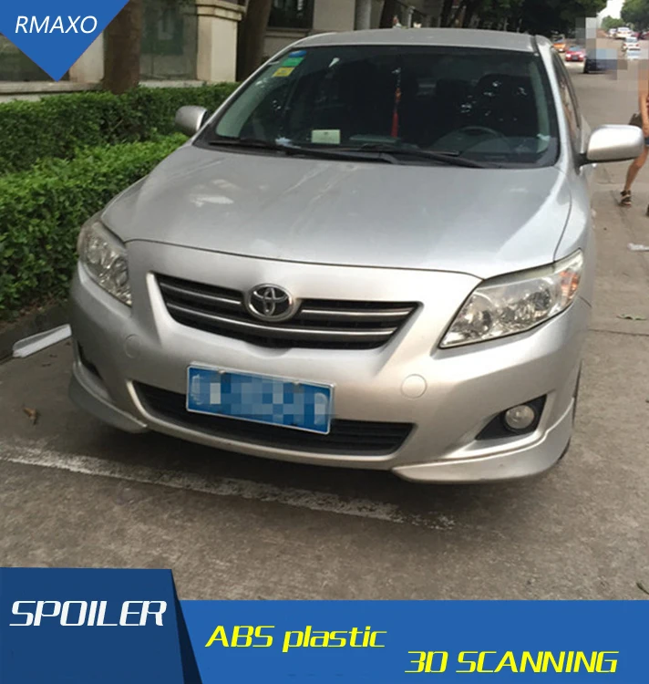 

For Corolla Rear spoiler ABS Rear Bumper Diffuser Bumpers Protector For 06-13 Corolla small surrounded rear lip rear spoiler