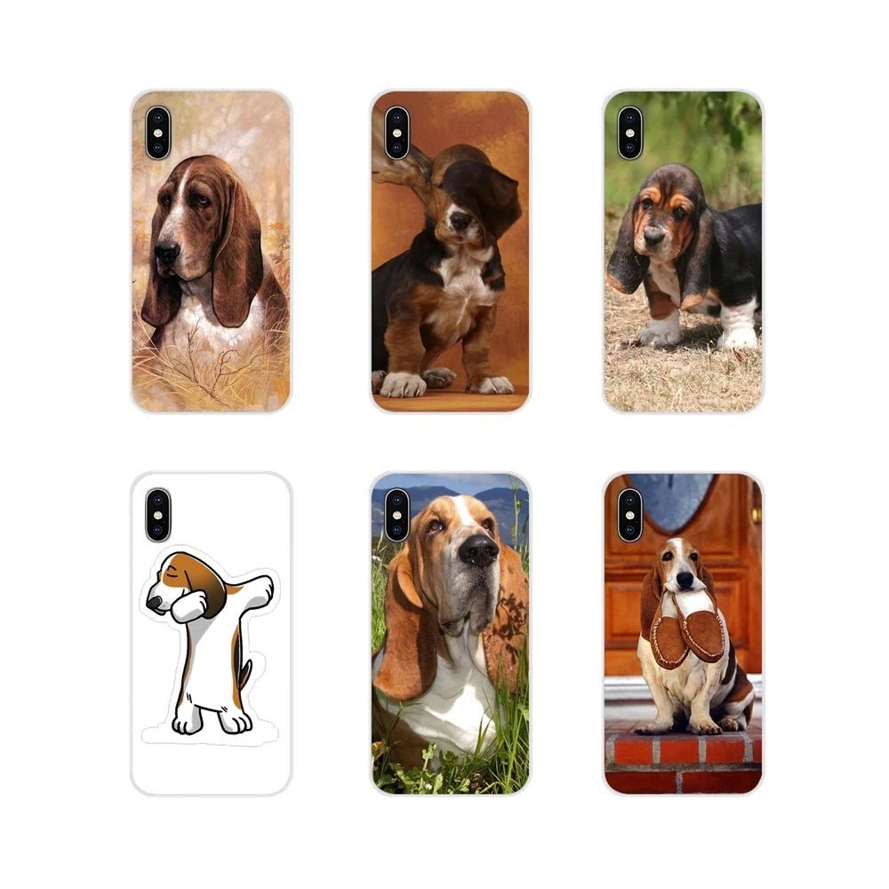 Чехлы для Apple iPhone X XR XS 11 12Pro MAX 4S 5S 5C SE 2020 6S 7 8 Plus ipod 5 6 Бассет хаунд художественные