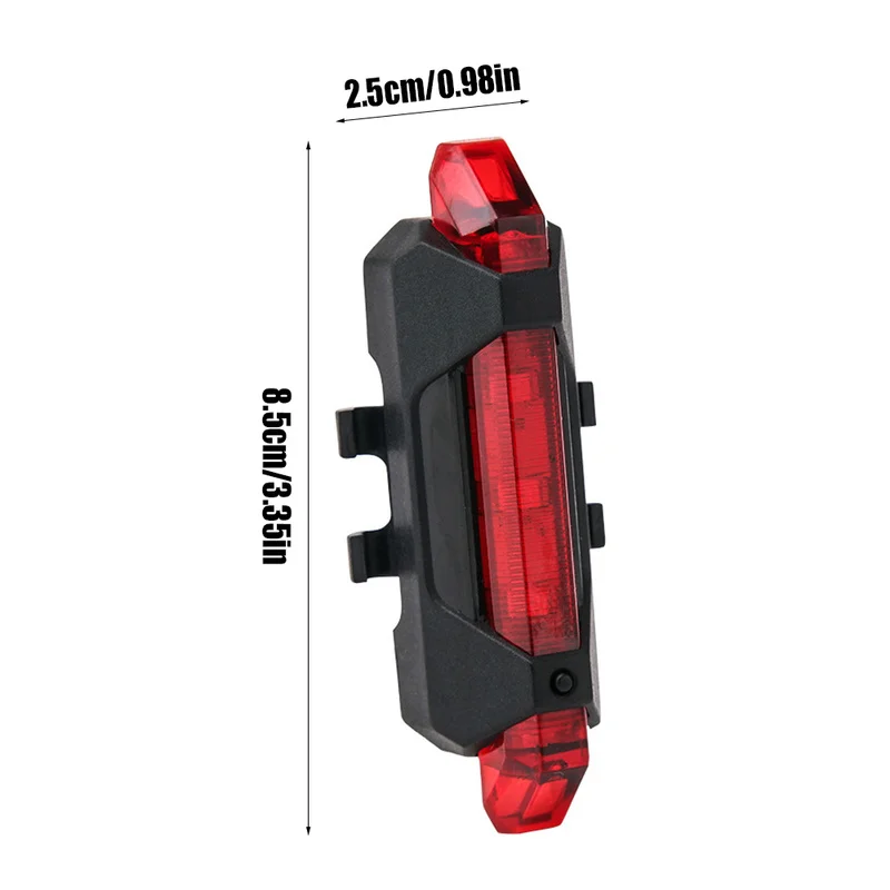 

Cycling Portable Flash Lights Bicycle Light LED Taillight Safety Warning Rear Tail Waterproof USB Rechargeable Bike Accessories