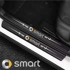 4 шт. Автомобильная наклейка на порог из углеродного волокна для Smart Fortwo Forfour 453 451 450 автомобильные аксессуары для стайлинга