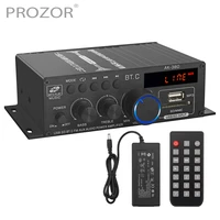 prozor ak 380 2 0ch bluetooth compatible audio power amplifier volume bass treble control music player speaker sound amp 80w