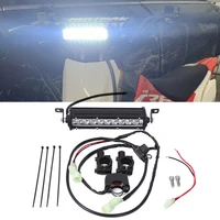 For Yamaha TTR110  LED Headlight Light Bar with Switch Lighting Kit Plug and Play Dirt Bike for HONDA CRF110 Kawasaki KLX110