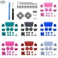 yuxi for ps5 l1 r1 l2 r2 trigger buttons dpad thumbstick cap rubber conductive pads for dualsense 5 ps5 controller