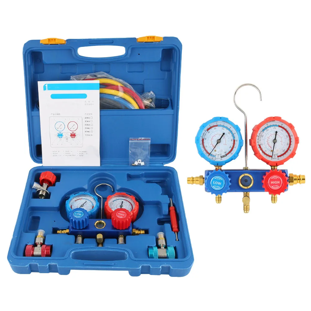 Манометр R134a для кондиционера двойного назначения комплект Freon охлаждения с