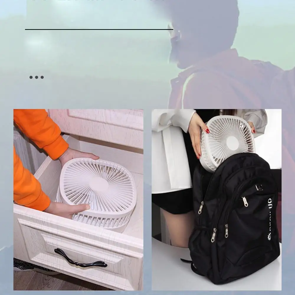 

3 in 1 4 Speed Electric Fan Folding Telescopic Floor Fan Desktop Fan Desktop Air Conditioner Cooler for Office Household Travel