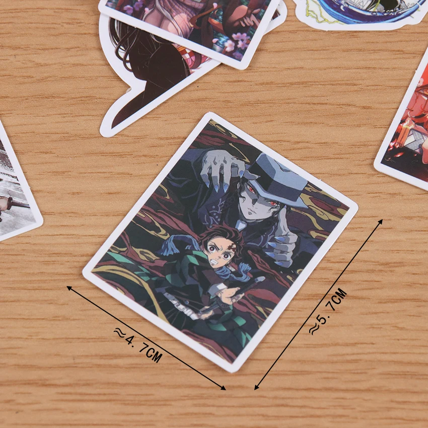 50 шт. стикеры с аниме убийца демонов скейтборд мотоциклетная гитара девушка