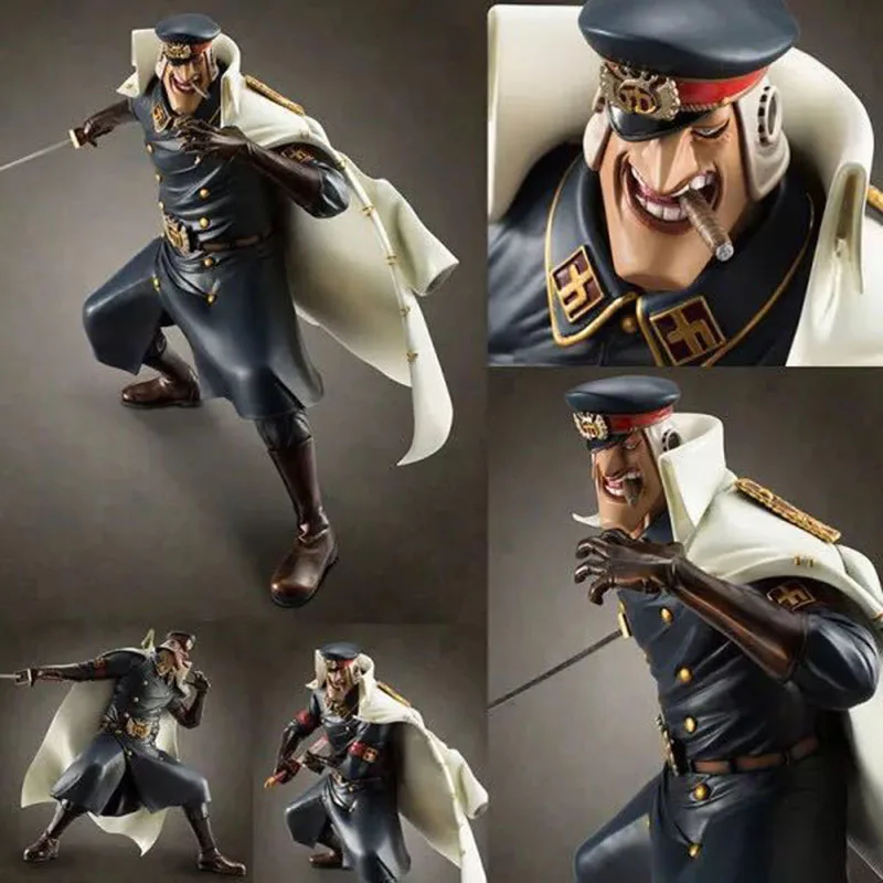 Экшн фигурка тюремного защитника 23 см DX Shiliew Rain The Head Jailer Аниме One Piece Shiryu ПВХ