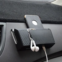 car storage box self adhesive phone holder car seat gap organizer pocket organizer mobile phone charge box holder large small