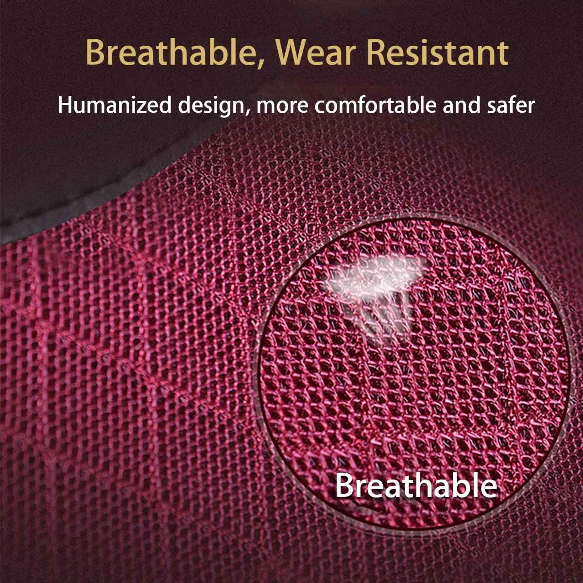 3D Memory Foam Car Neck Pillow Head Rest Soft Breathable Seat Headrest Pad Neck Rest Seat Headrest Accessories Massage Cushion
