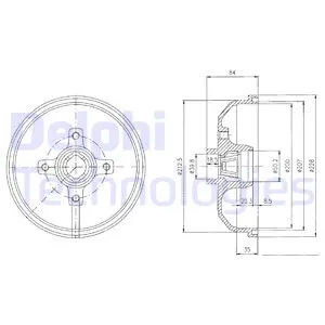 

DELPHI BF111 DRUM CORS A.B