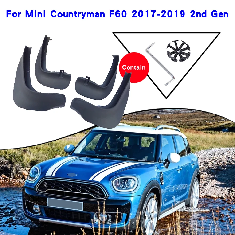 

Автомобильные аксессуары для Mini Countryman Cooper F60 2-го поколения 2017-2018, брызговики