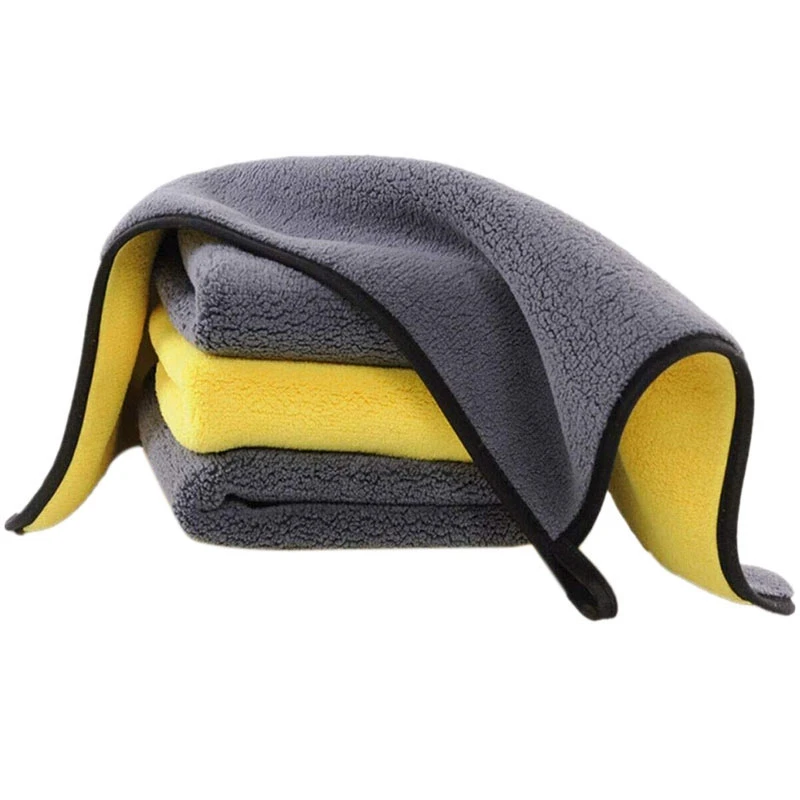 

4 Pack Premium Ultra Thick Plush Microfiber Towel, Professional Double Layer Super Thick Microfiber Cleaning Cloth for Car Wash