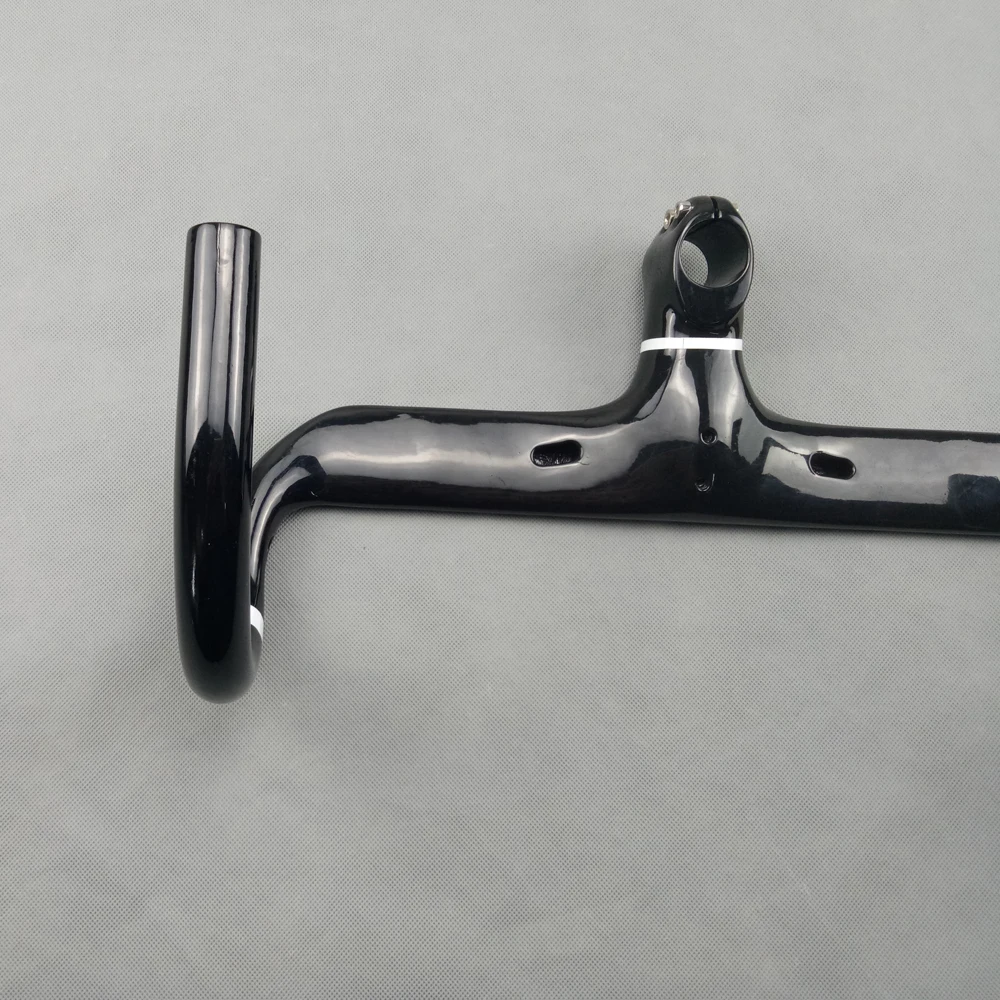 Pаспродажа УГЛЕРОДНЫЙ белый/красный/серебристый руль для дорожного велосипеда, встроенный в новое дорожное углеродное волокно 400/420/440*90/100/110/120 мм 350 г