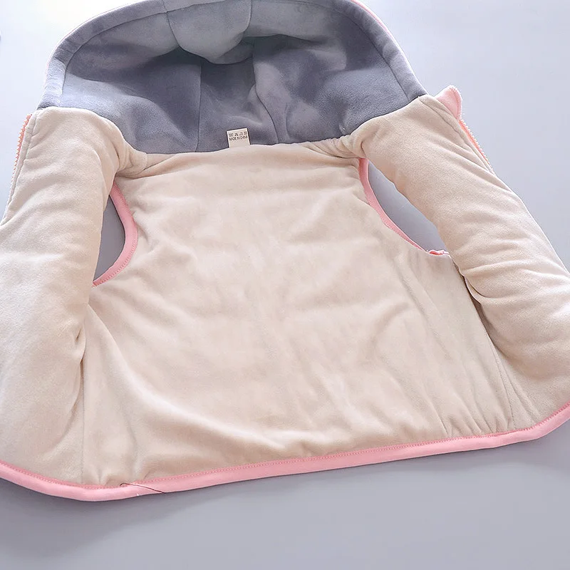 Casual Baby Girl Boy Warm Clothing Set For Kids Suit Letter Hooded Velvet Autumn Spring Children Outfit forToddler 1 2 3 Years | Детская