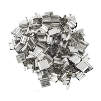 50pcs wood candle wicks base clips for candle making diy