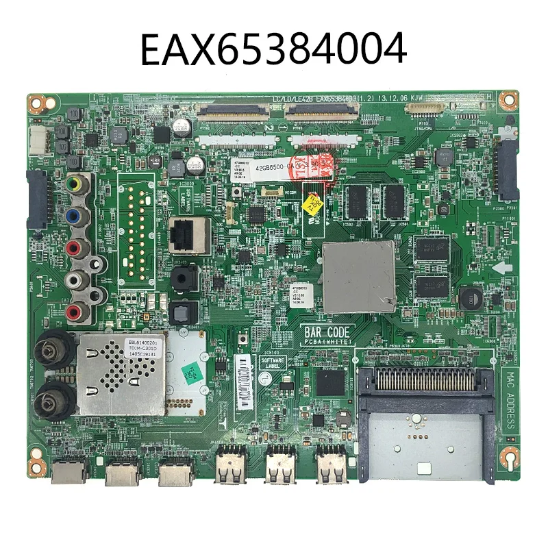 

Хороший тест для материнской платы 42GB6310 EAX65384004, экран LC420DUH