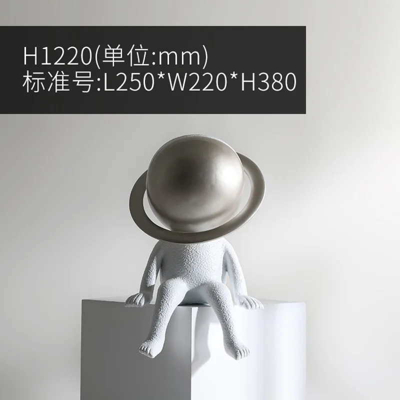 

Nordic Astronaut Statue Cute Resin Crafts Air Cosmonaut Ornament Creative Kids Decorations For Room