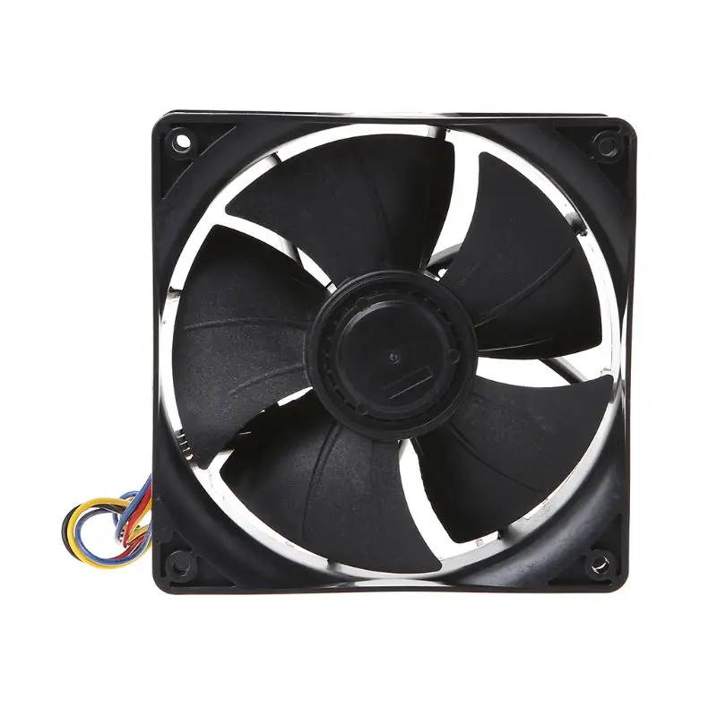 

W3JB Miner Cooling Fan 12038 12V 3A Dual Ball Bearing Brushless 4-Wire PWM Temperature Control Radiator Air Cooler NX613-A00
