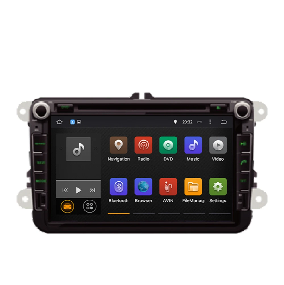 Автомобильный GPS-навигатор на Android 10 0 для SKODA OCTAVIA II/III FABIA/SUPERB 2005-2009 радио стерео