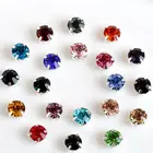 Стразы круглые серебряные для рукоделия, 345678 мм