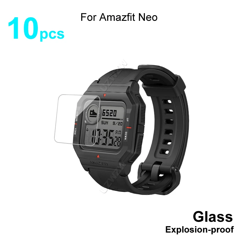 

10 шт., защитное закаленное стекло для смарт-часов Amazfit Neo