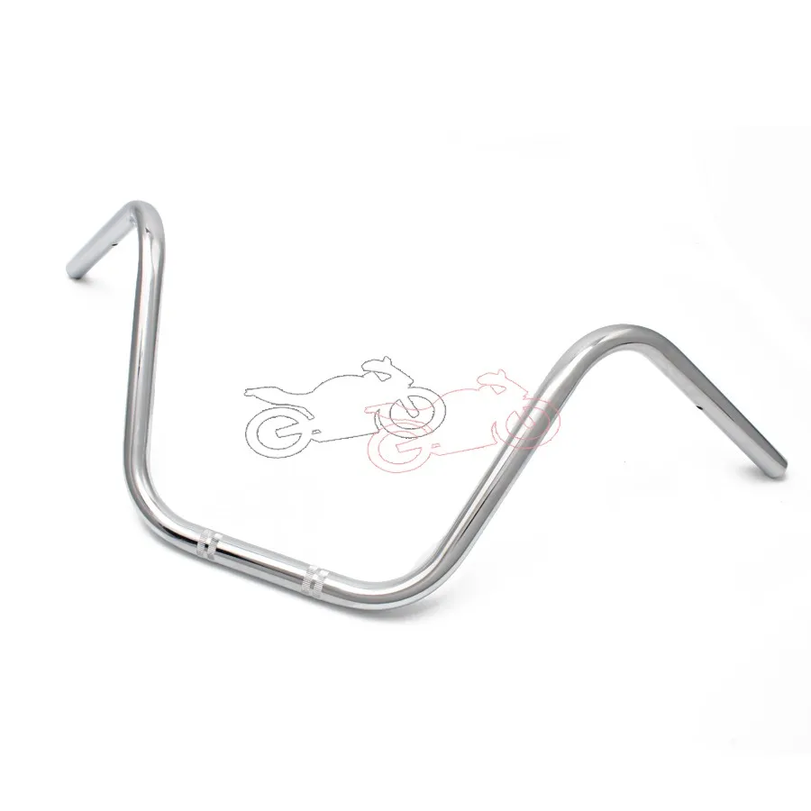 Серебристый 22 мм Ape Bar откатный руль мотоцикла для Kawasaki Honda Yamaha Suzuki Dyna Touring Softail круизер кастом поплавок чоппер - Цвет: Серебристый