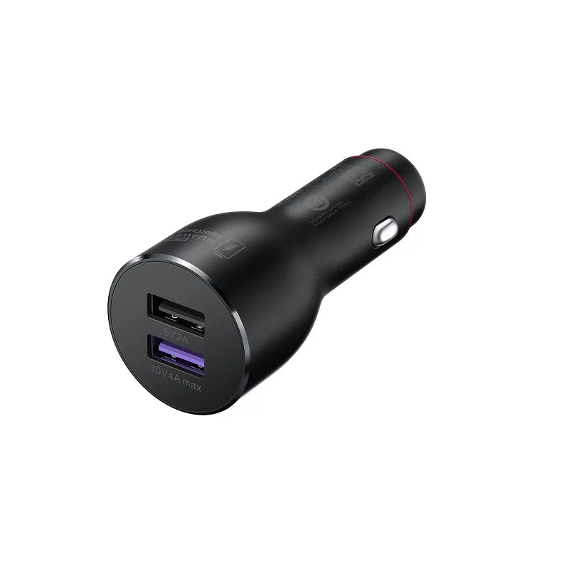 Оригинальный Автомобильный зарядник HUAWEI CP37 40 Вт макс. 10 В 4 а двойной USB 5 А с