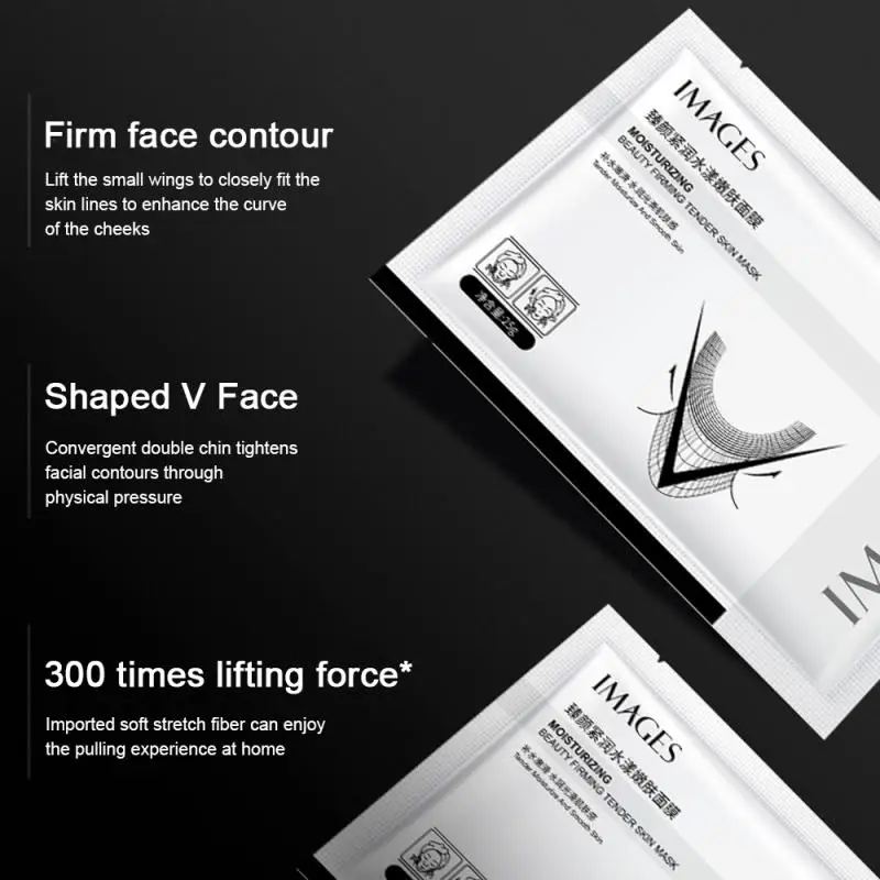 

IMAGES V Face Shaping Facial Masks Skin Rejuvenation Firming Moisturizing For Woman Anti-aging Face Mask Skin Care TXTB1