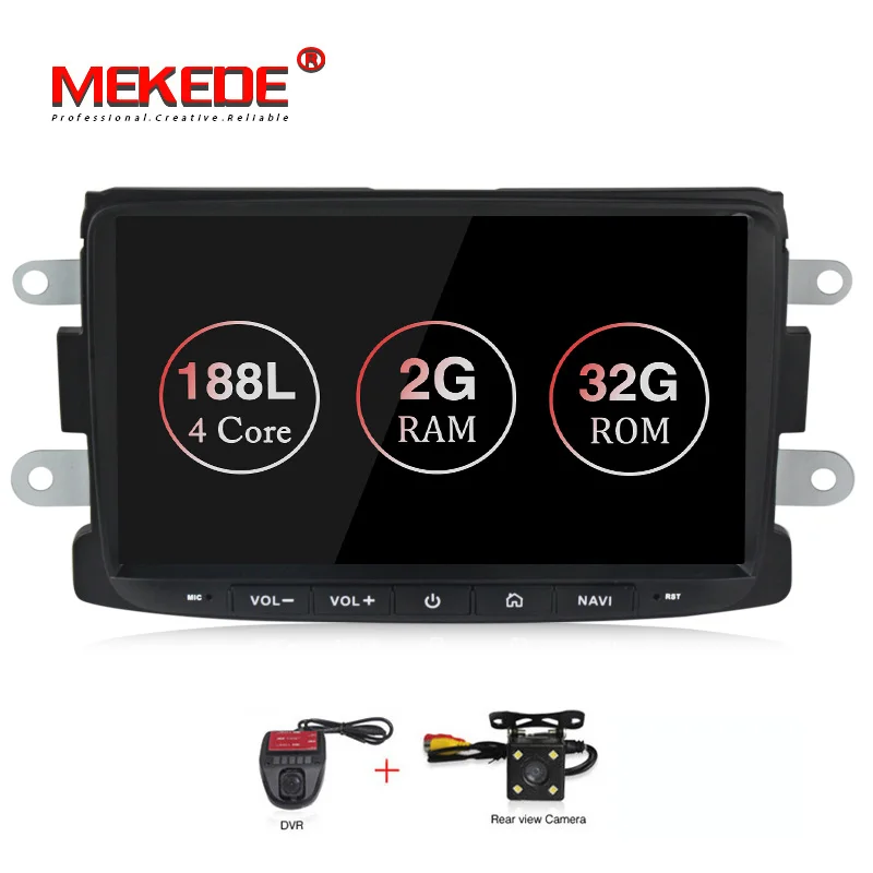 add camera dvr Продукт продаж! android 9 Автомобильный gps навигатор мультимедийный плеер для Lada Xray 2/RENAULT Dacia/Duster/Logan/Sandero с DSP - Цвет: add camera dvr