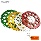 420 цепей 41 зубья 76 мм, алюминиевая заготовка, Задняя звездочка для 50-190 куб. См, Pit Dirt Bike WPB Orion M2R Thumpstar Explorer Braaap DHZ SSR