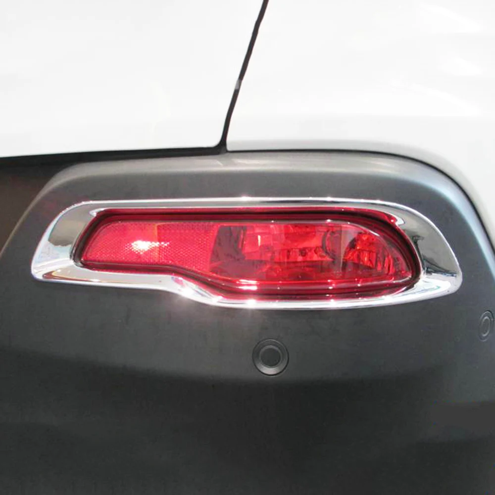 Хромированная задняя противотуманная фара для Jeep Cherokee KL 2014 2015 2016 2017