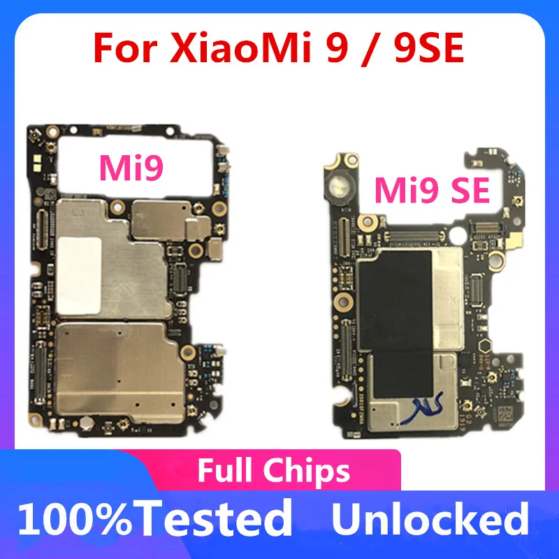 Оригинальная разблокированная материнская плата для Xiaomi Mi9 / MI9 SE схемы пластина с
