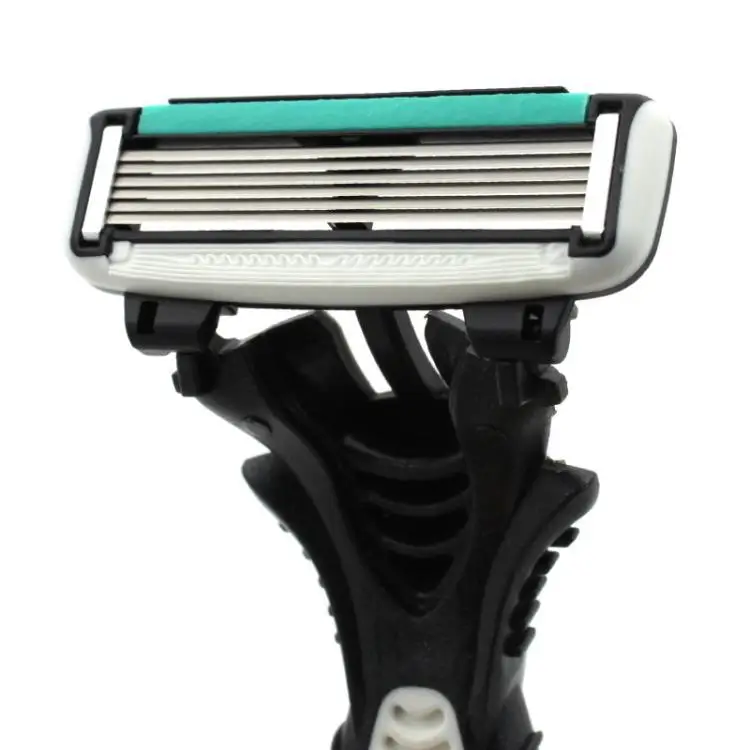 

8pcs Original Men's Razor Blade 6 Layer Shaver Travel Manual Shaving Razors Machine with Original Handle Safety Razor