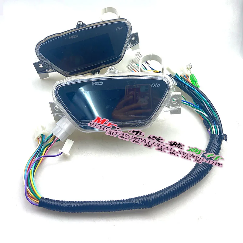 Цифровой Мотоцикл, модифицированный Спидометр нового поколения для Honda DIO 50 AF17 AF18 AF25, одометр