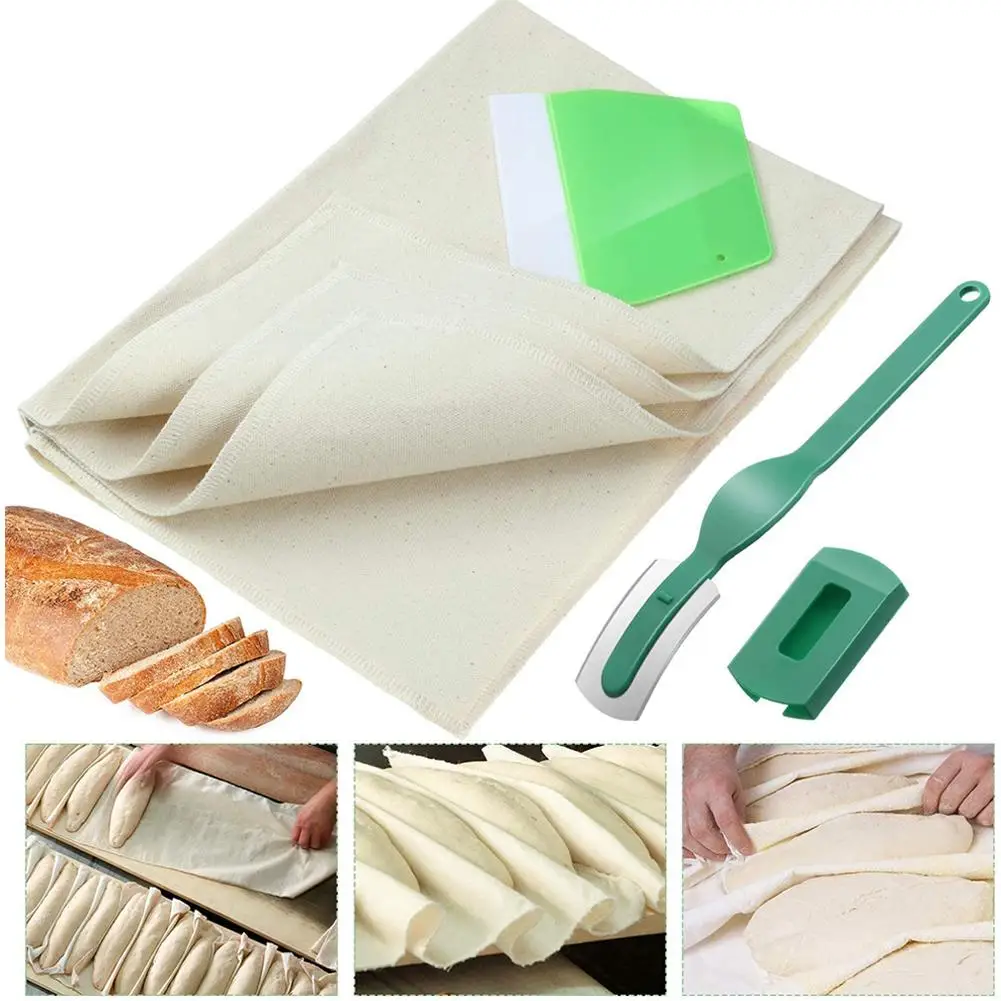 Французская выпечка багет набор инструментов с защитой льняная ткань