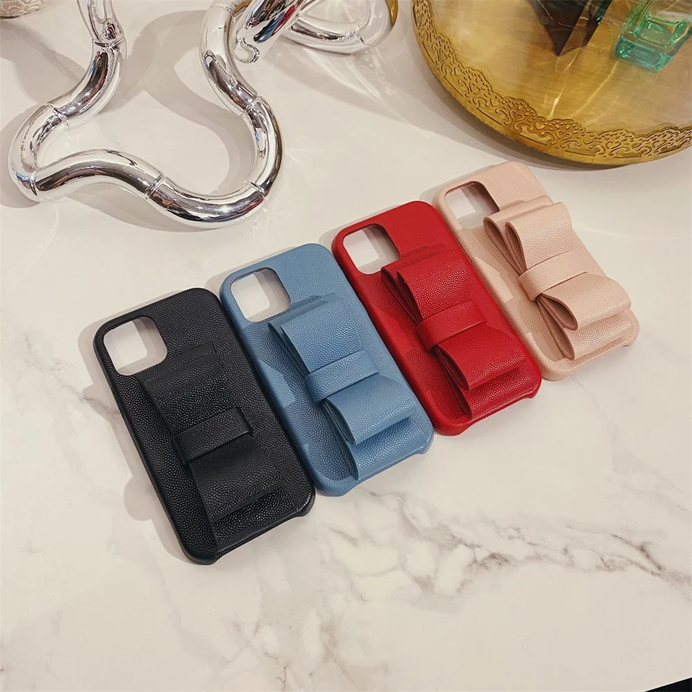 

Luxury leather bracket mobile pink colour phone case for iPhone 13 12 Mini 11 Pro XS Max XR X 7 8 Plus SE 20 Anti-falling case